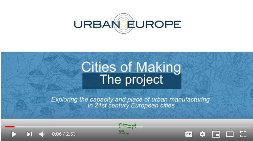 Second episode of Cities of Making project | JPI Urban Europe