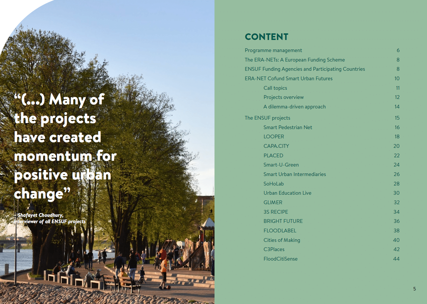 Now online Project Results Catalogue in Cofund Smart Urban